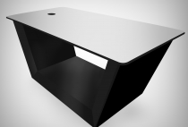 TIPO DA COLUNA DA MESA: Coluna U - Quadrada